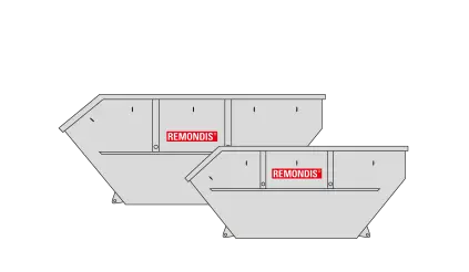 Offene Absetzcontainer
