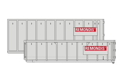Offene Abrollcontainer