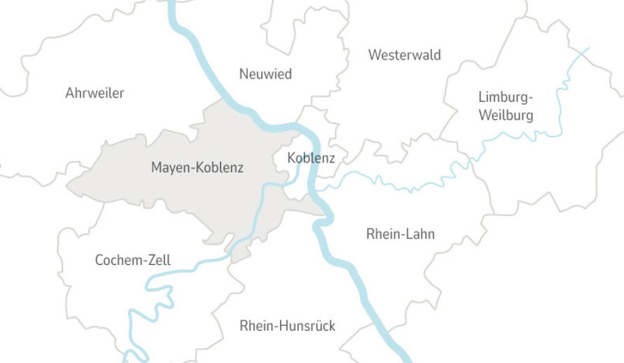Versorgungsgebiet Containerservice Mayen-Koblenz