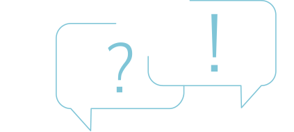 Sprechblasen-Symbol für Kontakt